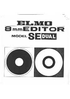 Elmo Editor SE manual. Camera Instructions.